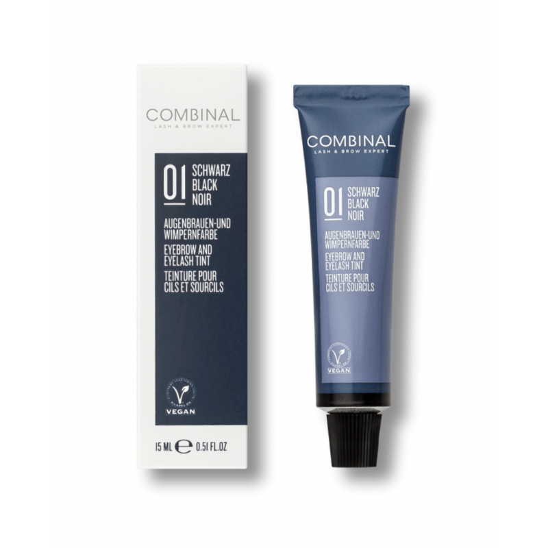 coloration cils et sourcils combinal noir N1