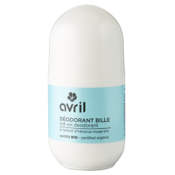déodorant bille "Avril" certifié bio efficacité 24h. distribué par SOIN POUR SOIE, sélection